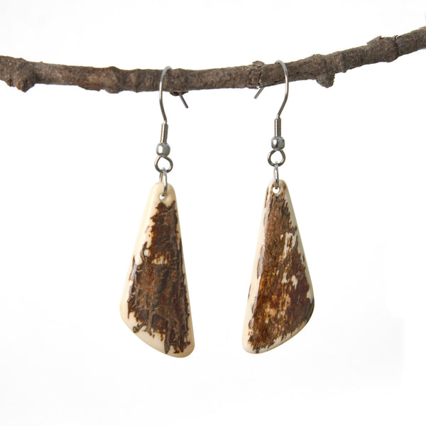 Boucles d'oreilles en ivoire de mammouth