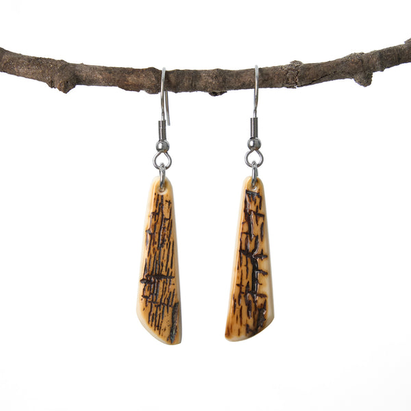 Mammoth ivory earrings