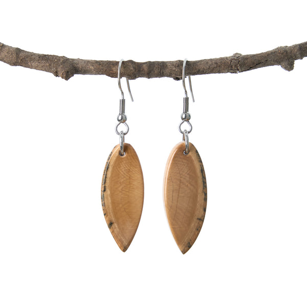 Boucles d'oreilles en ivoire de mammouth