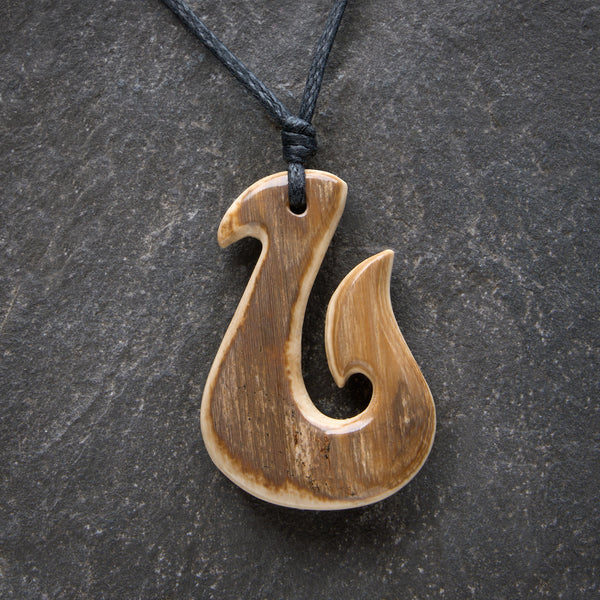 Mammoth ivory pendant «Fish hook»