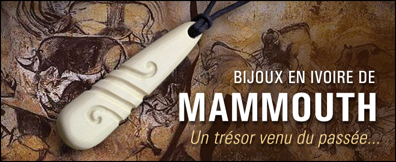 Bijoux en ivoire de Mammouth