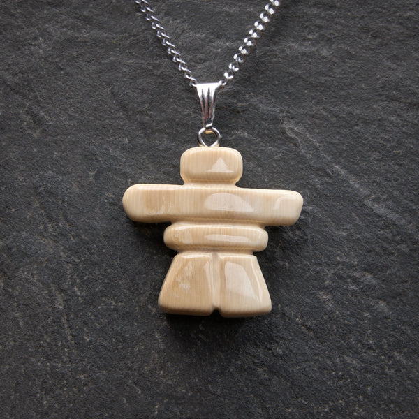 Mammoth ivory pendant «Inuksuk»