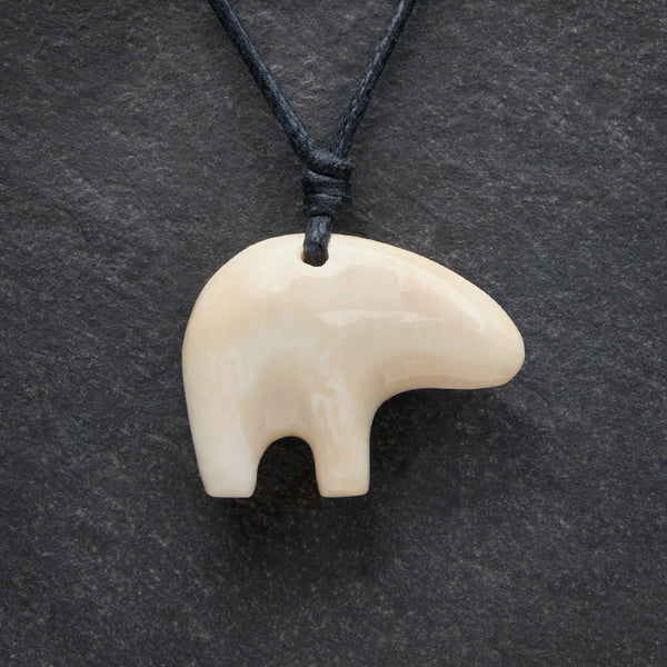 Mammoth ivory pendant «Bear»